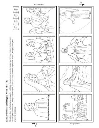 veiklos puslapis. Galiu atminti Gelbėtoją