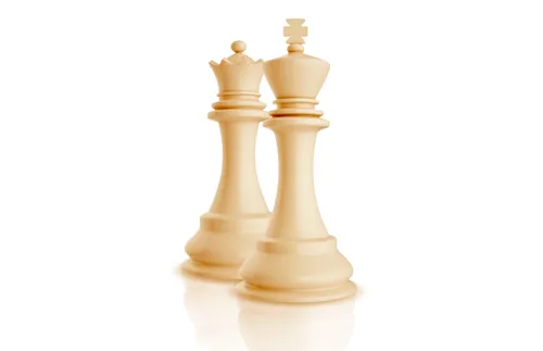 two game pieces from chess