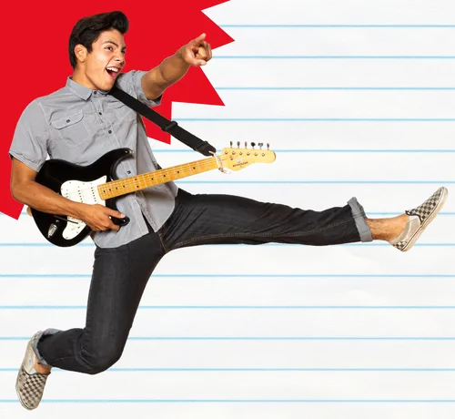 young man with guitar