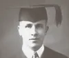 President Ezra Taft Benson in cap and gown, graduation