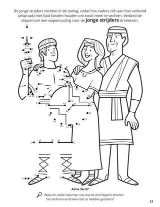 The Stripling Warriors coloring page