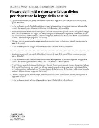 scheda per l’insegnante