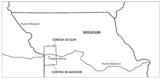 cartina del Missouri