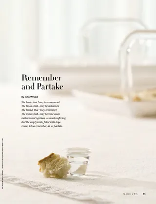 poem about sacrament