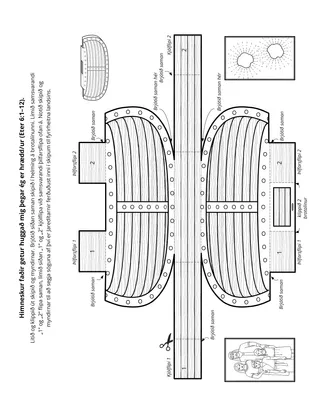 verkefnasíða: Himneskur faðir hjálpaði Jaredítunum að smíða báta