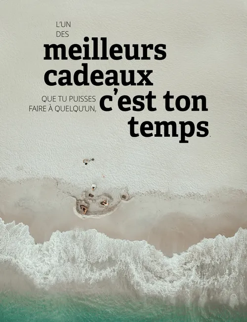 affiche « L’un des meilleurs cadeaux »
