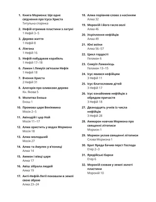 Table of Contents coloring page