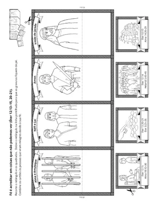 página de atividades: As pessoas do Livro de Mórmon tinham fé em Jesus Cristo