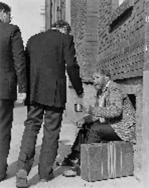 Helping a homeless man