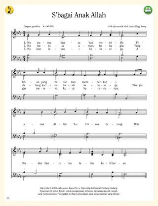 music, As a Child of God