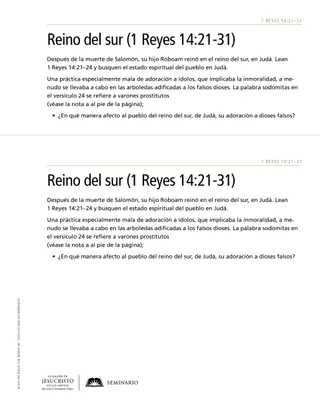 handout, Southern Kingdom