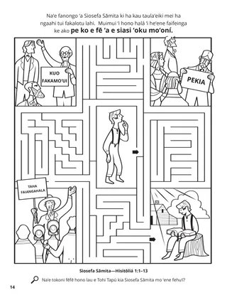 Joseph Smith Wanted to Know Which Church Was Right coloring page