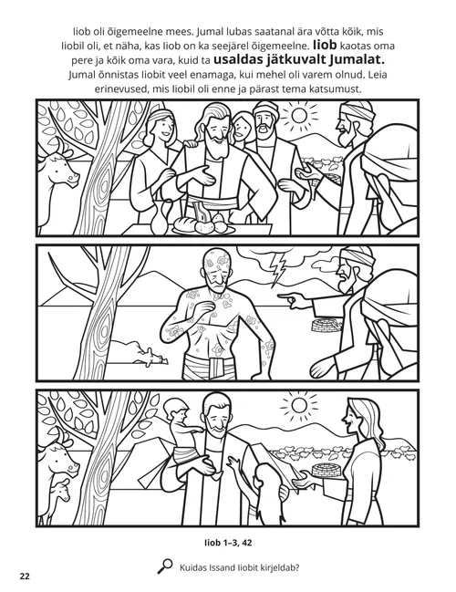 Job coloring page