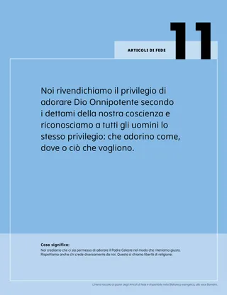 PDF del poster dell’Articolo di fede