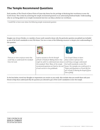 2026 Old Testament Seminary Teacher Materials