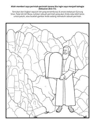 Halaman kegiatan Pratama: Allah memberikan perintah-perintah kepada saya karena Dia ingin saya menjadi bahagia