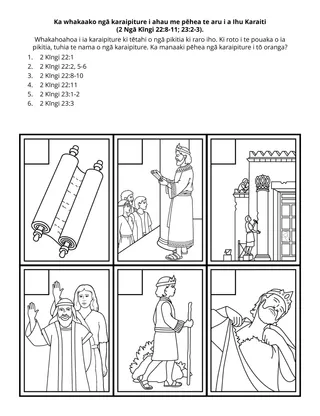whārangi mahi Paraimere: E whakaako ana ngā karaipiture kia whai au i a Ihu Karaiti