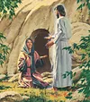Jesus told Mary he was resurrected