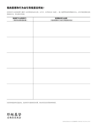 讲义：我的思想和行为会引导我前往何处？