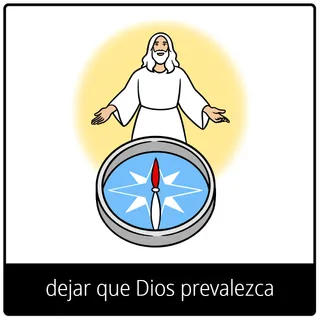 símbolo del Evangelio de dejar que Dios prevalezca