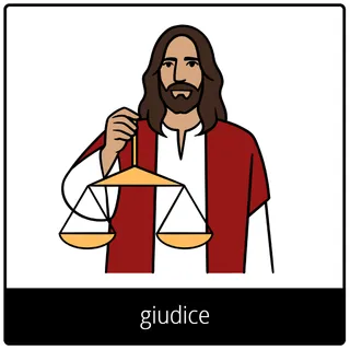 simbolo del Vangelo “giudice”
