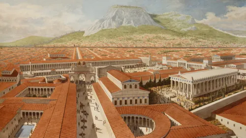 illustration of ancient Corinth