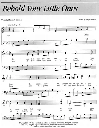 Music, Behold Your Little Ones