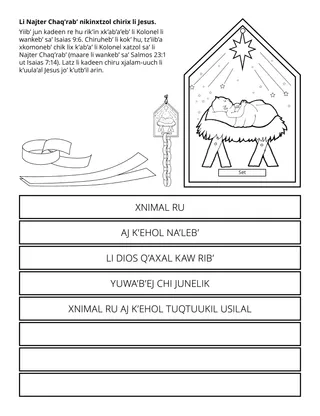 Perel re kok’ k’anjel reheb’ li kok’al: Li Najter Chaq’rab’ nikinxtzol chirix li Jesus