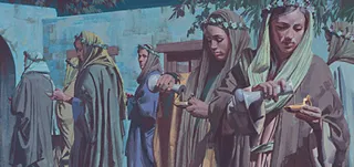 Five wise virgins were prepared to meet the bridegroom