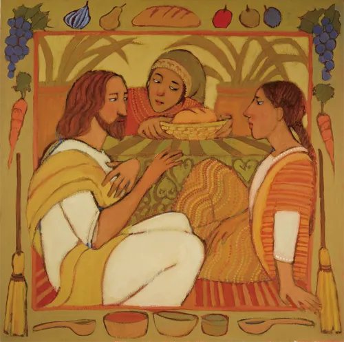 Jesus and Mary and Martha