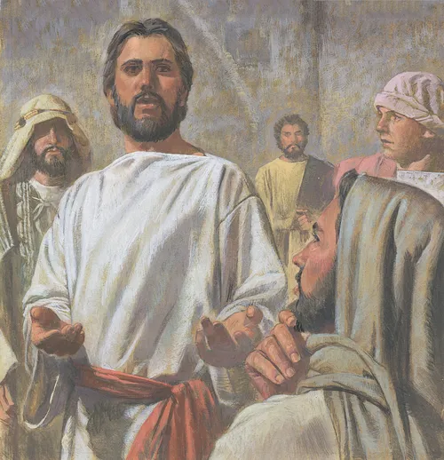 Jesus teaching Apostles