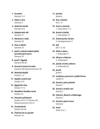Table of Contents coloring page