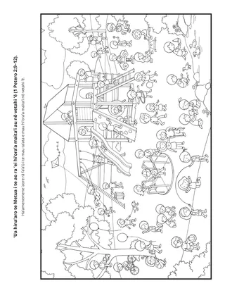 ’api ’ātivite : tē hina’aro nei tō tātou Metua i te ao ra iā’u ’ia riro ’ei hi’ora’a maita’i nō vetahi ’ē