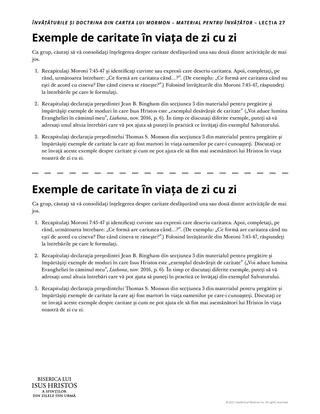 foaie de prezentare a învățătorului