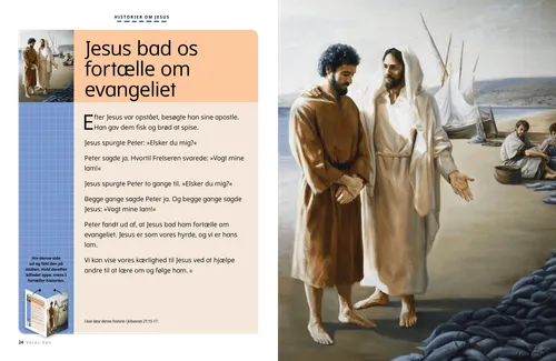 PDF-side med Jesus Kristus med fiskere på bredden