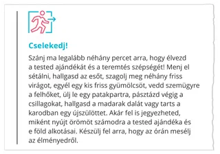 4. lecke tevékenysége