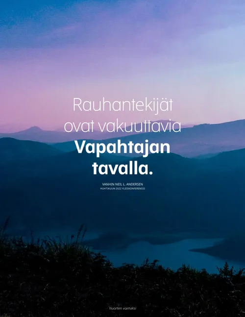 juliste vuorista horisontissa