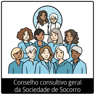 Símbolo do evangelho do conselho consultivo geral da Sociedade de Socorro