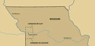 mapa, norte do Missouri