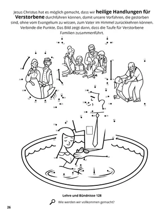 Baptisms for the Dead coloring page