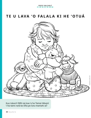 child snuggled in blanket and praying