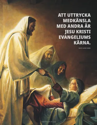 Jesus Kristus botar en flicka