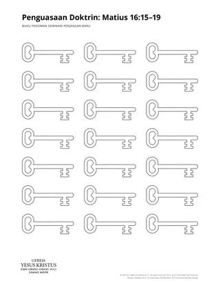Doctrinal Mastery - Matthew