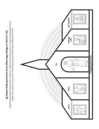 verkefnasíða: Ég tilheyri kirkju Jesú Krists