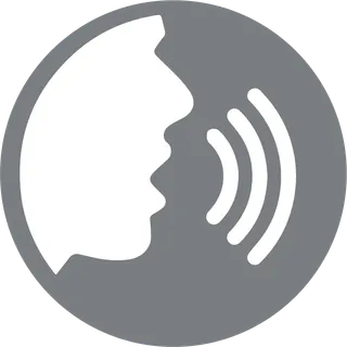 speaking icon