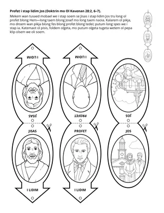 aktiviti pej: God i stap lidim Jos ia blong Hem