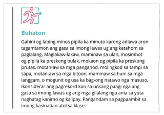 leksiyon 4 paglihok nga kalihokan