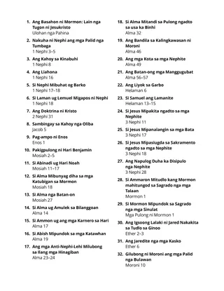 Table of Contents coloring page