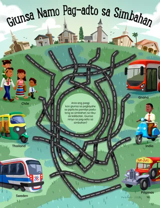 matching game of church members around the world