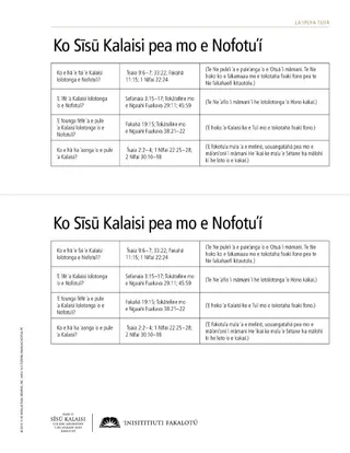 handout, Jesus Christ and the Millennium